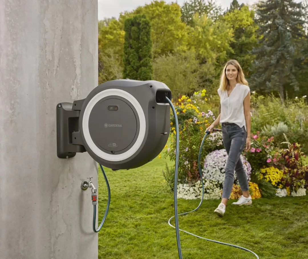 Gardena PowerRoll XL Accu-slanghaspel 35m - Grijs-wit - afbeelding 6 van 6