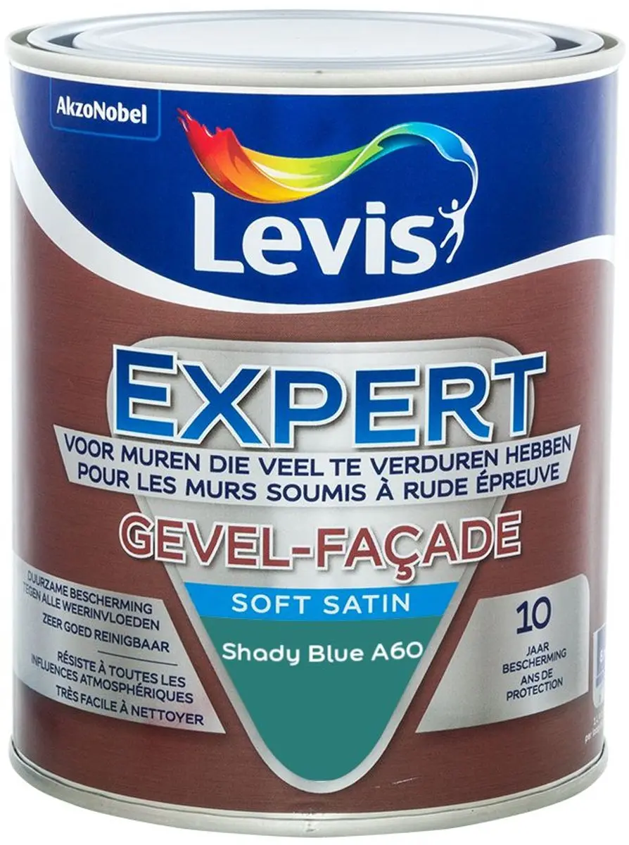 Levi's Expert Gevel Mix Shady Blue A60 Mengverf 1L