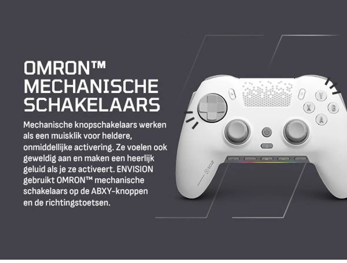 SCUF Envision Pro 601-178-03-012-NA Draadloze Controller - Wit