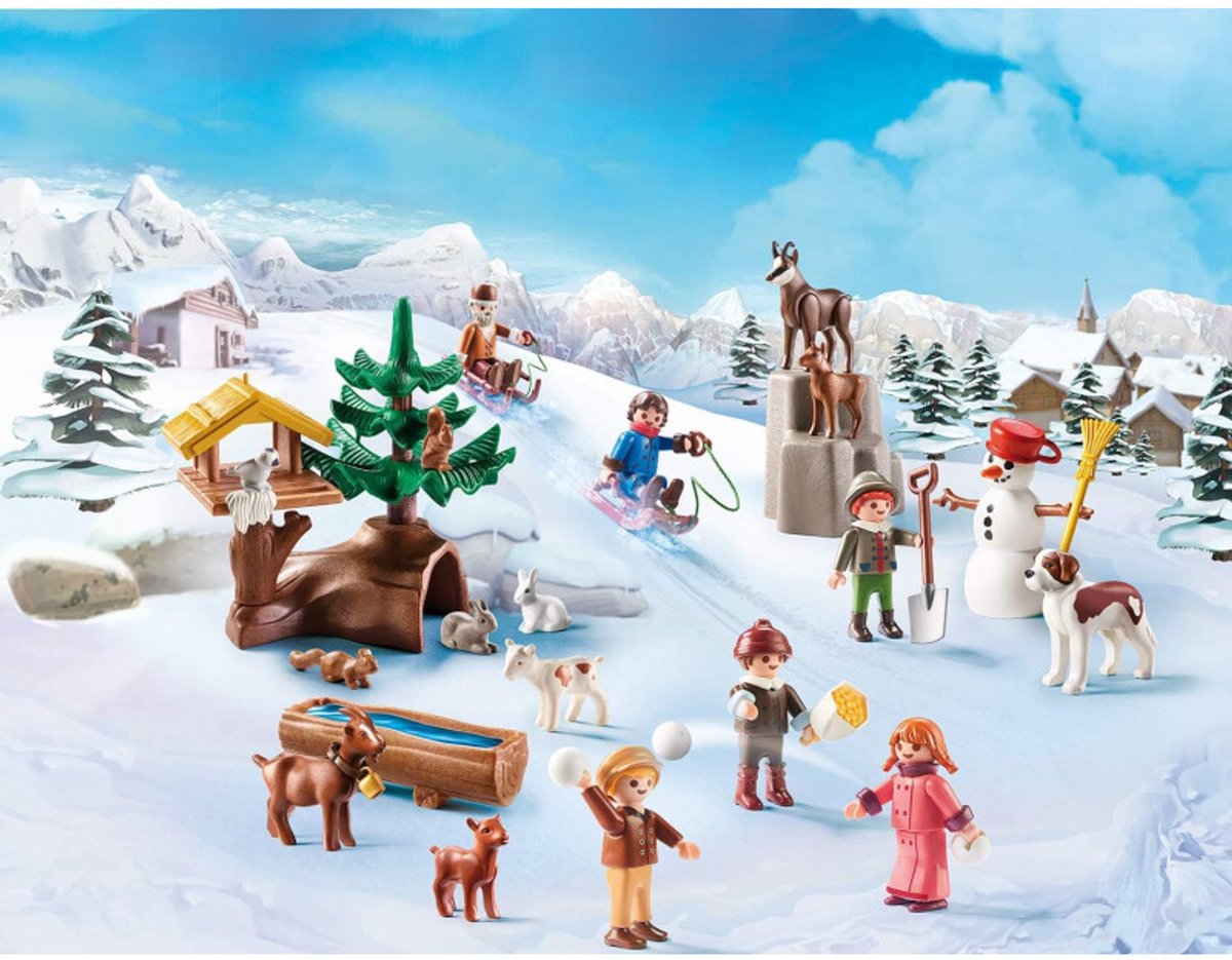 Playmobil Adventkalender Heidi's Winter Wereld Pret