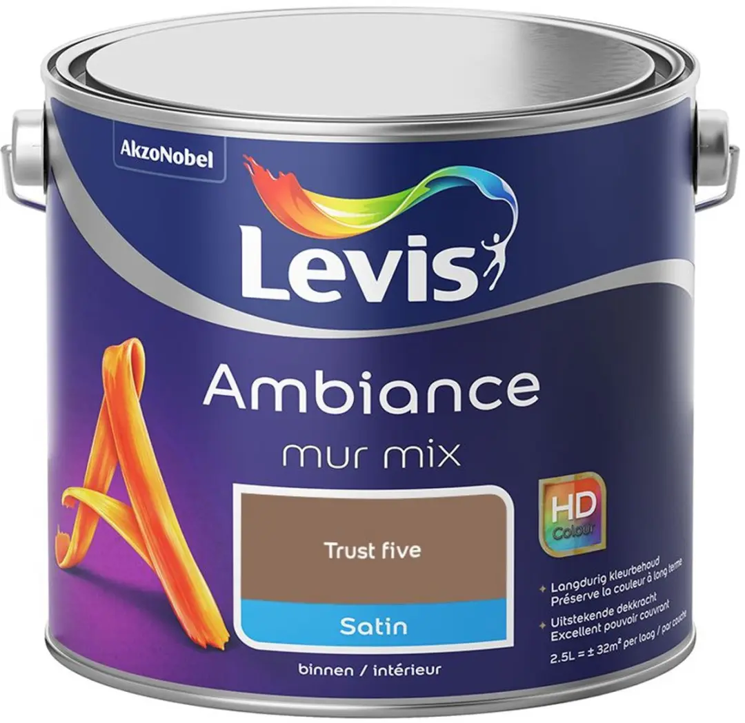 Levi's Ambiance Mur Satin Mix Mengverf 2,5L