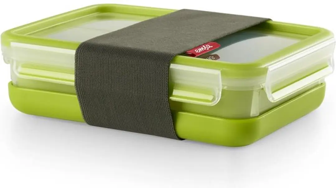 Emsa Clip & Go Lunchbox 1,2L - 2 Vakken - Transparant - afbeelding 5 van 5