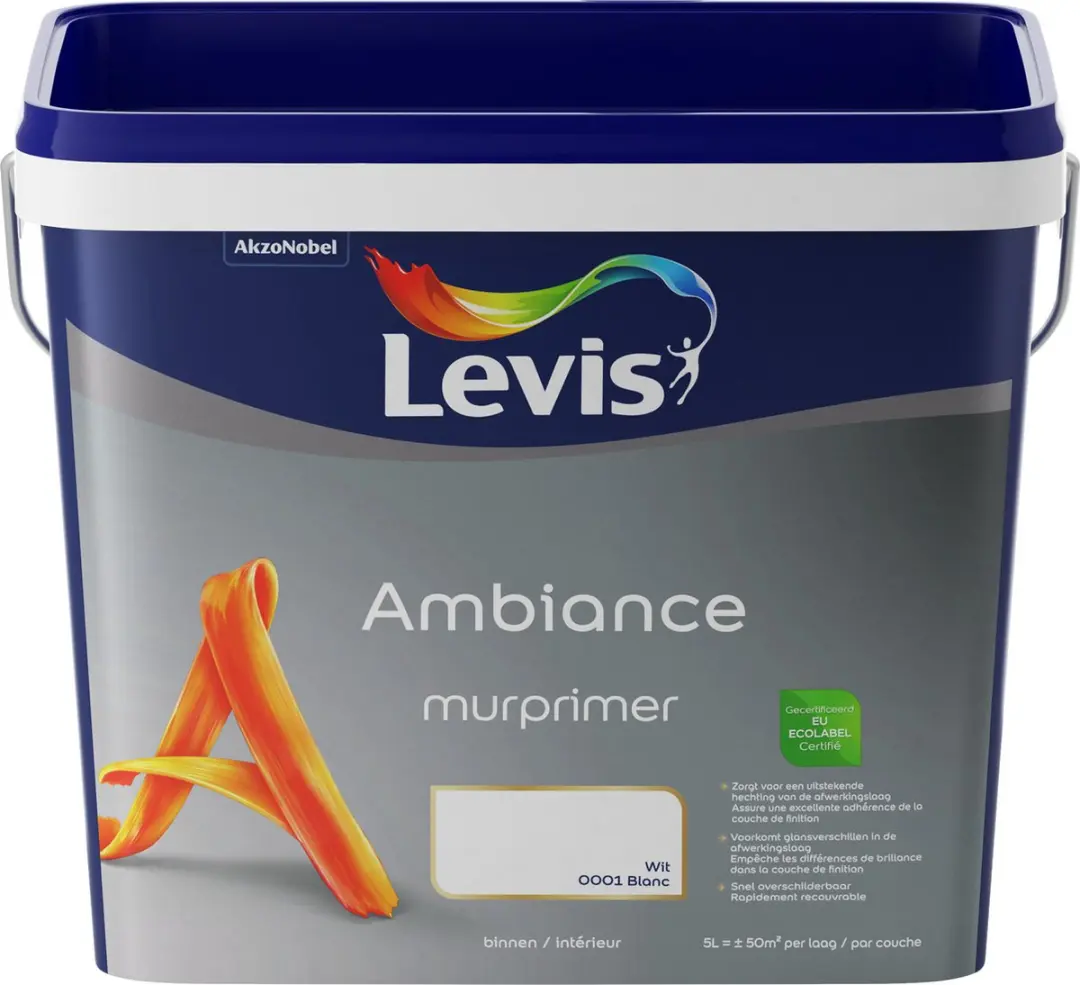 Levi's Ambiance Mur Primer Wit 5L