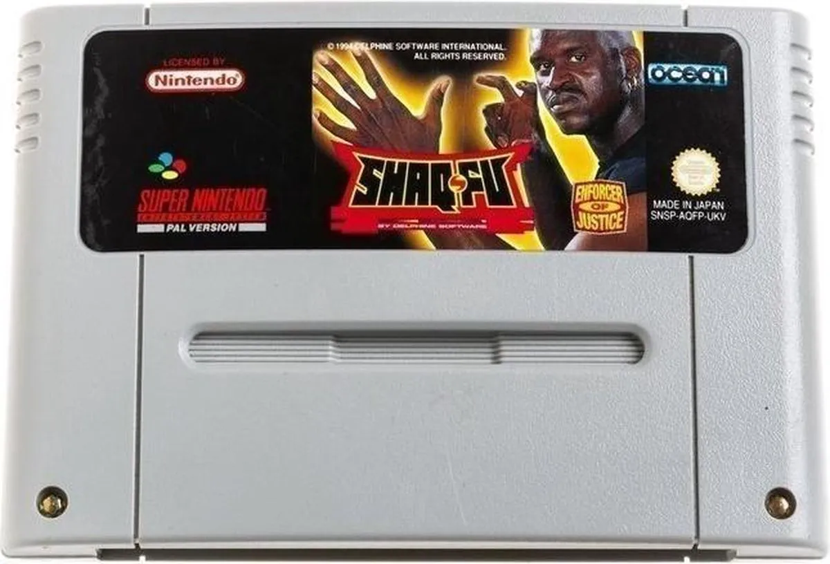 Nintendo Shaq Fu Super Nintendo Game