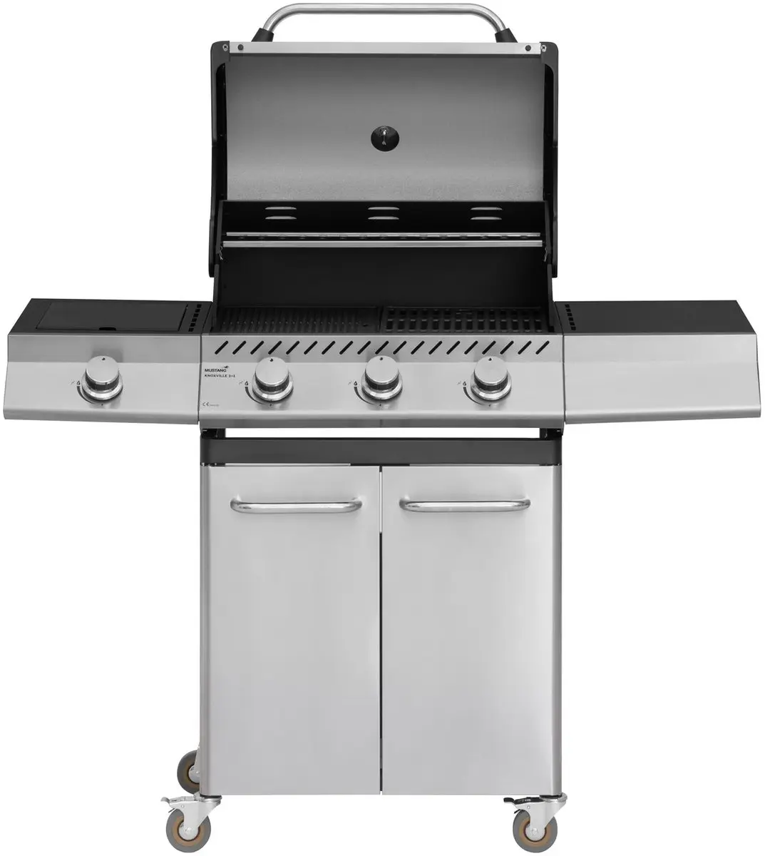 Mustang Knoxville Gasbarbecue 4 Branders 12,8 kW - RVS - afbeelding 6 van 6