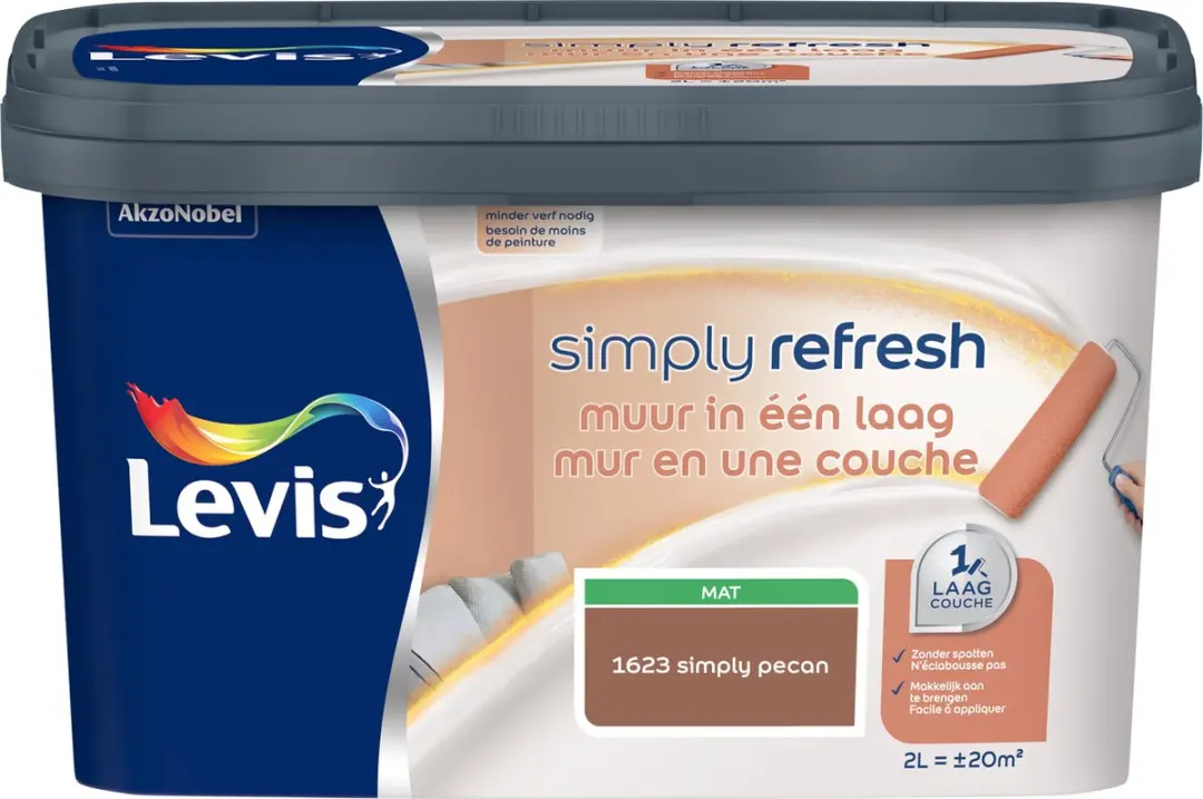 Levi's Simply Refresh Muurverf Simply Pecan