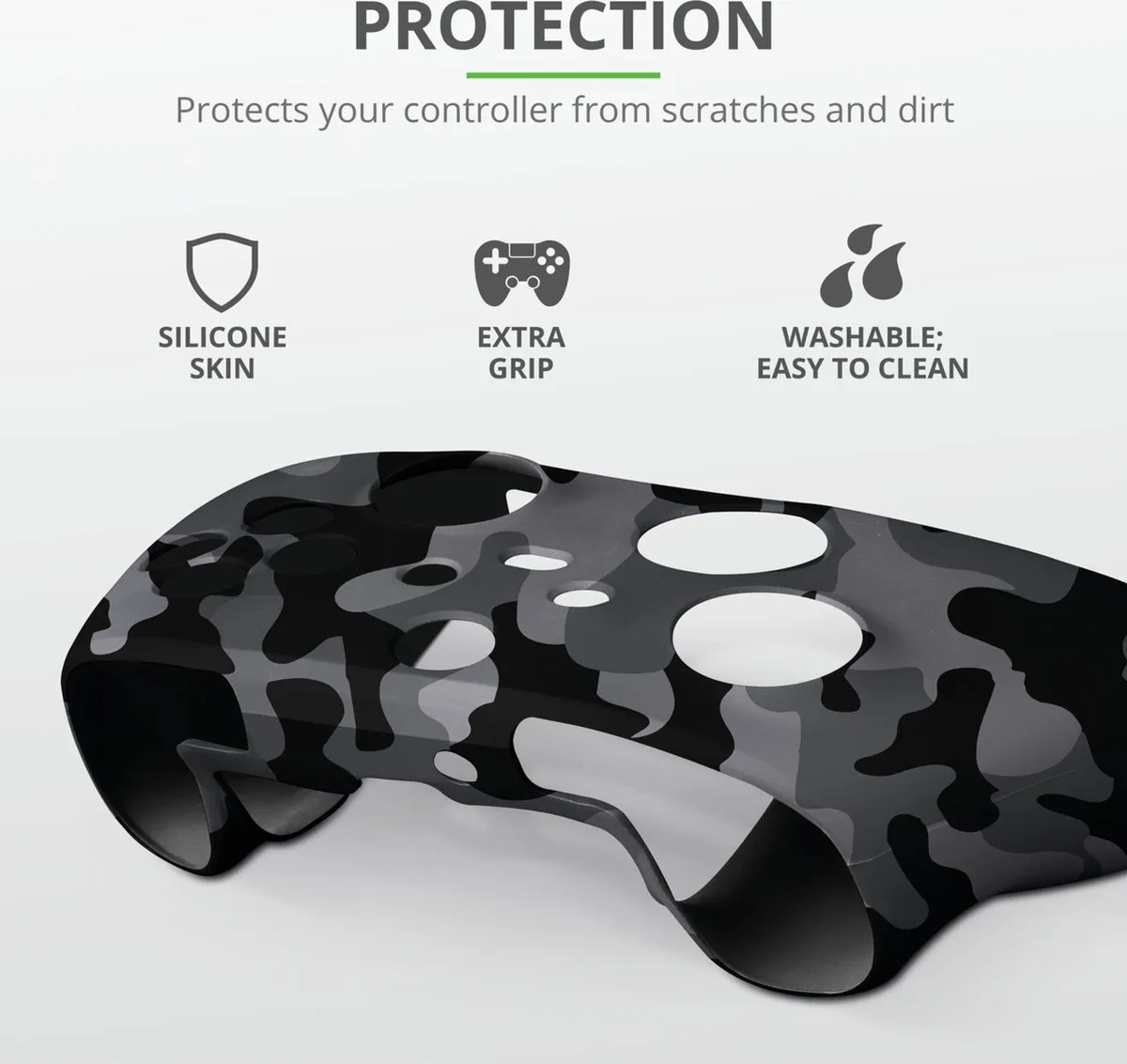 Trust GXT649K Controllerhoesje Xbox - Zwart/Camouflage