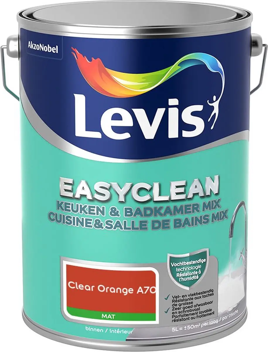 Levi's Easyclean Mengverf Clear Orange A70