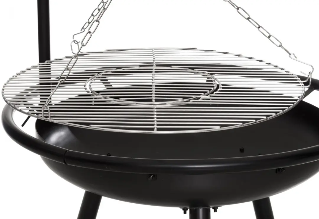 Mustang Easton Vuurschaal Ø70cm - Multigrill Systeem - RVS Grillrooster