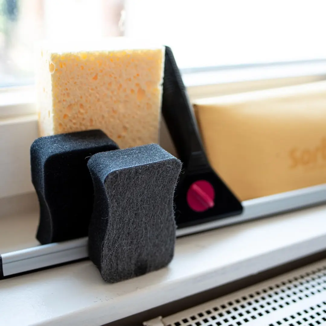 Sorbo Window Care Krasvrije Raamspons 229323 - 2 Stuks - Grijs
