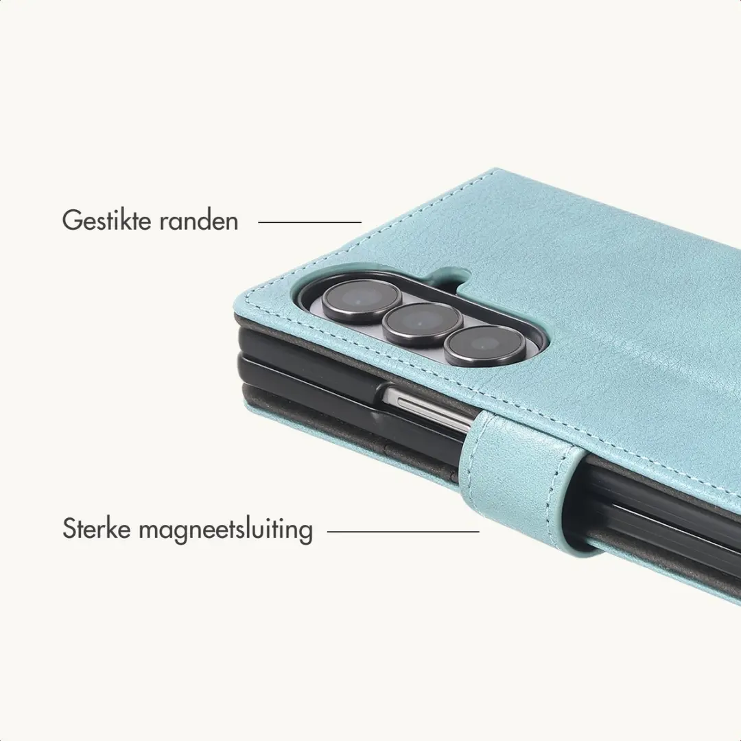Imoshion Hoesje Samsung Galaxy Z Fold8 Ultra Lichtblauw - 3 Pasjes