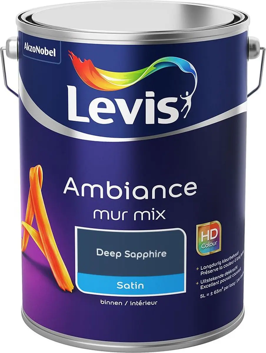 Levi's Ambiance Mur Satin Mix Deep Sapphire