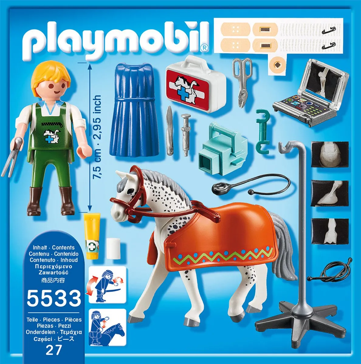 Playmobil Radioloog met Appaloosa 5533