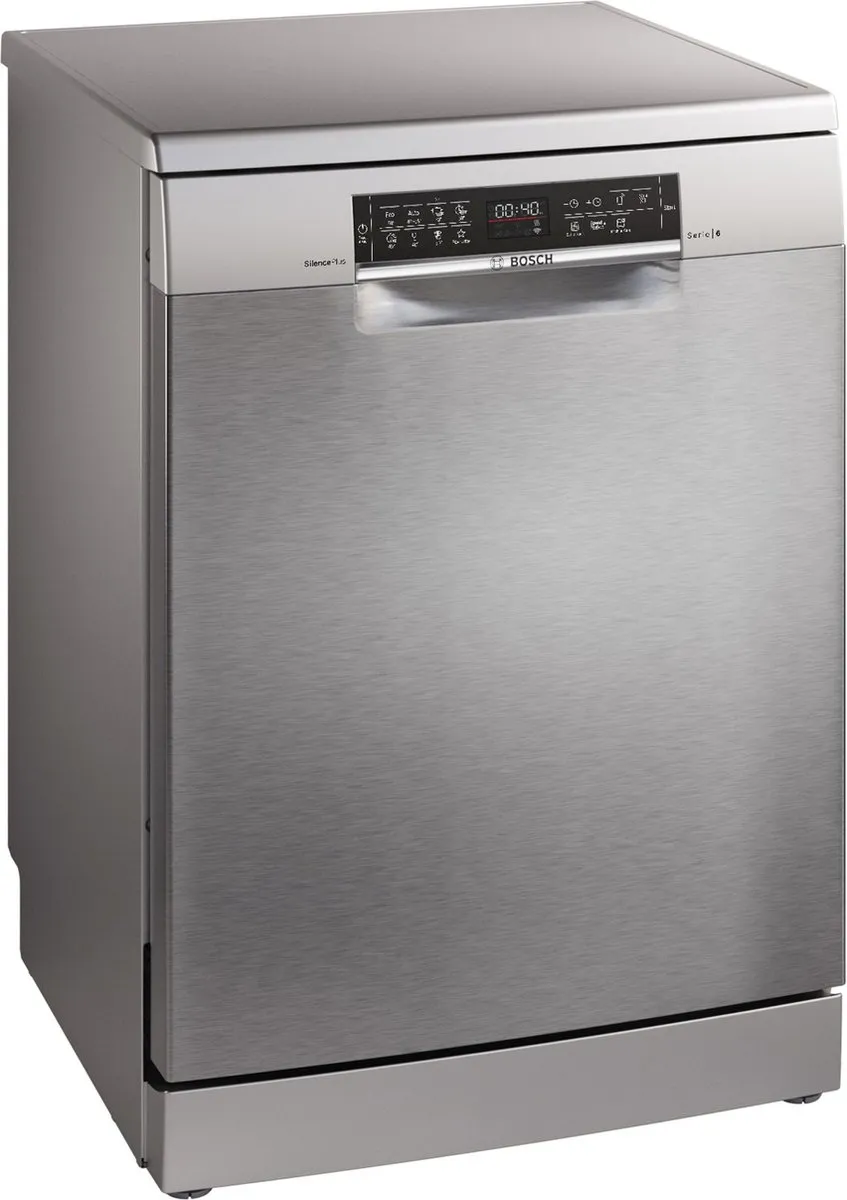 Bosch SMS6ECI12E Serie 6 Vaatwasser 14 Couverts - Geborsteld staal/Grijs
