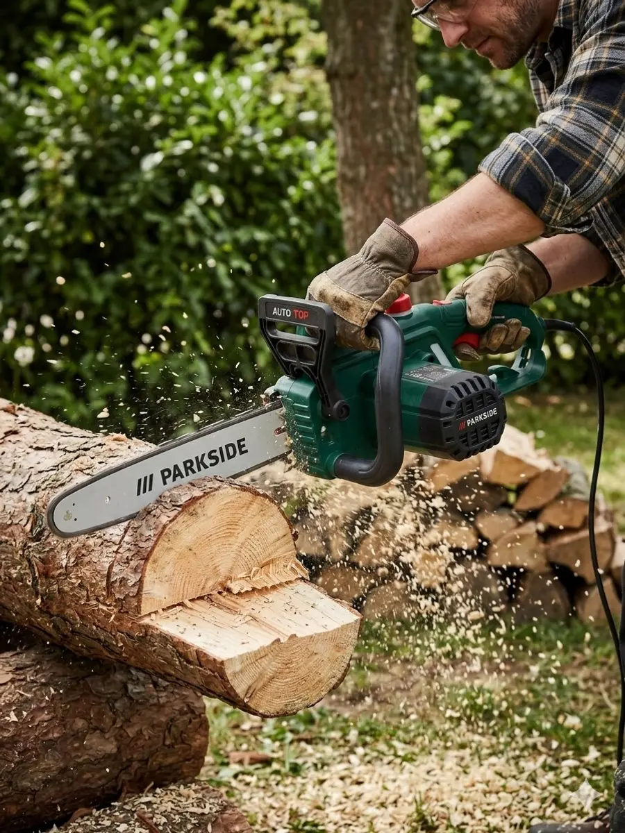 PARKSIDE Elektrische Kettingzaag 1600W - 34cm Zaaglengte