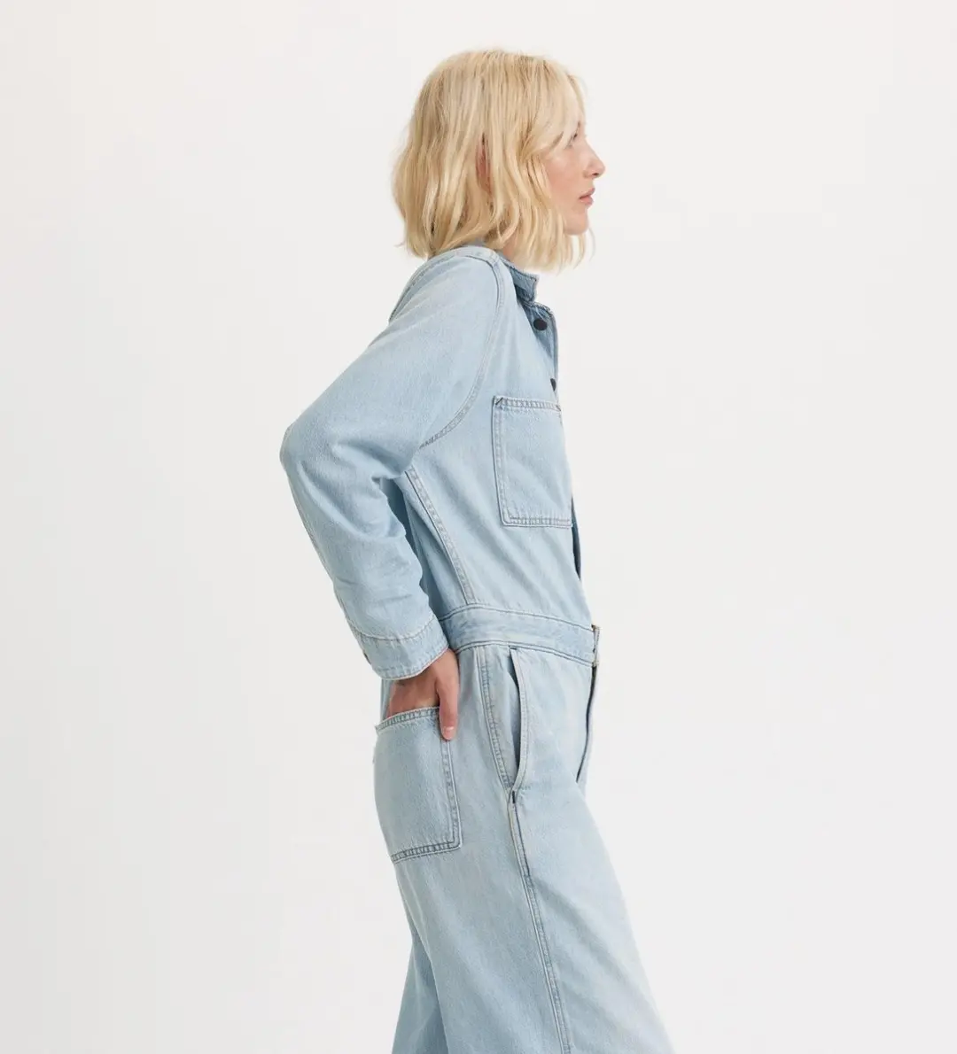 Levi's Overall Iconic Lichtgewicht M - Blauw