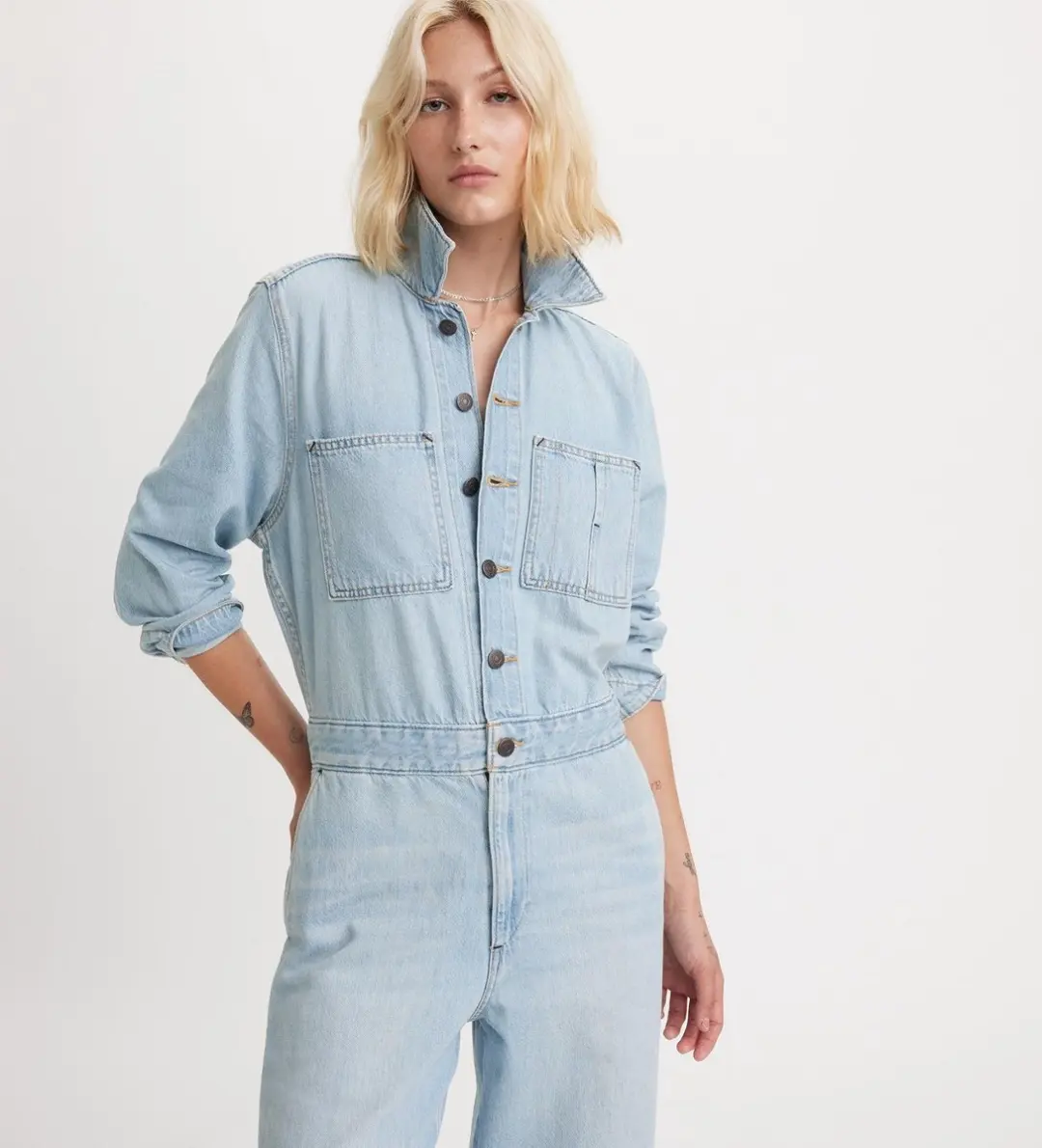 Levi's Overall Iconic Lichtgewicht M - Blauw
