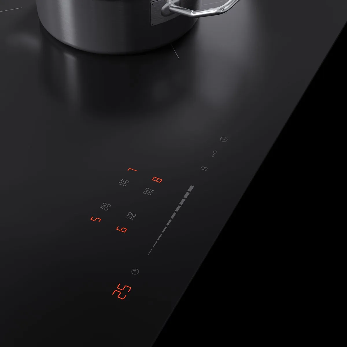 Etna KI377ZT Inductiekookplaat 77cm - 4 Zones - Zwart