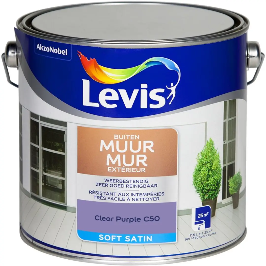 Levi's Muur Buiten Mix Clear Purple C50 Mengverf 2,5L