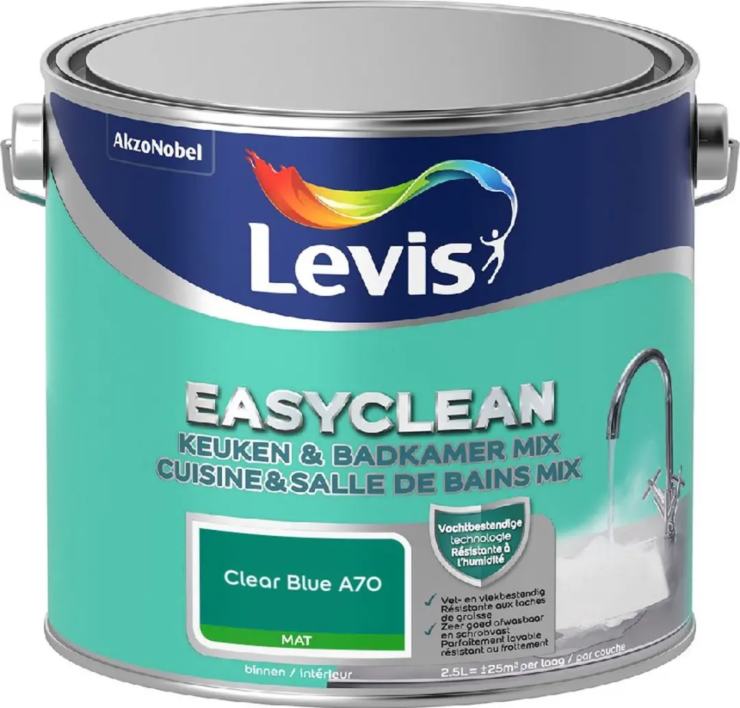 Levi's Easyclean Mengverf Clear Blue A70