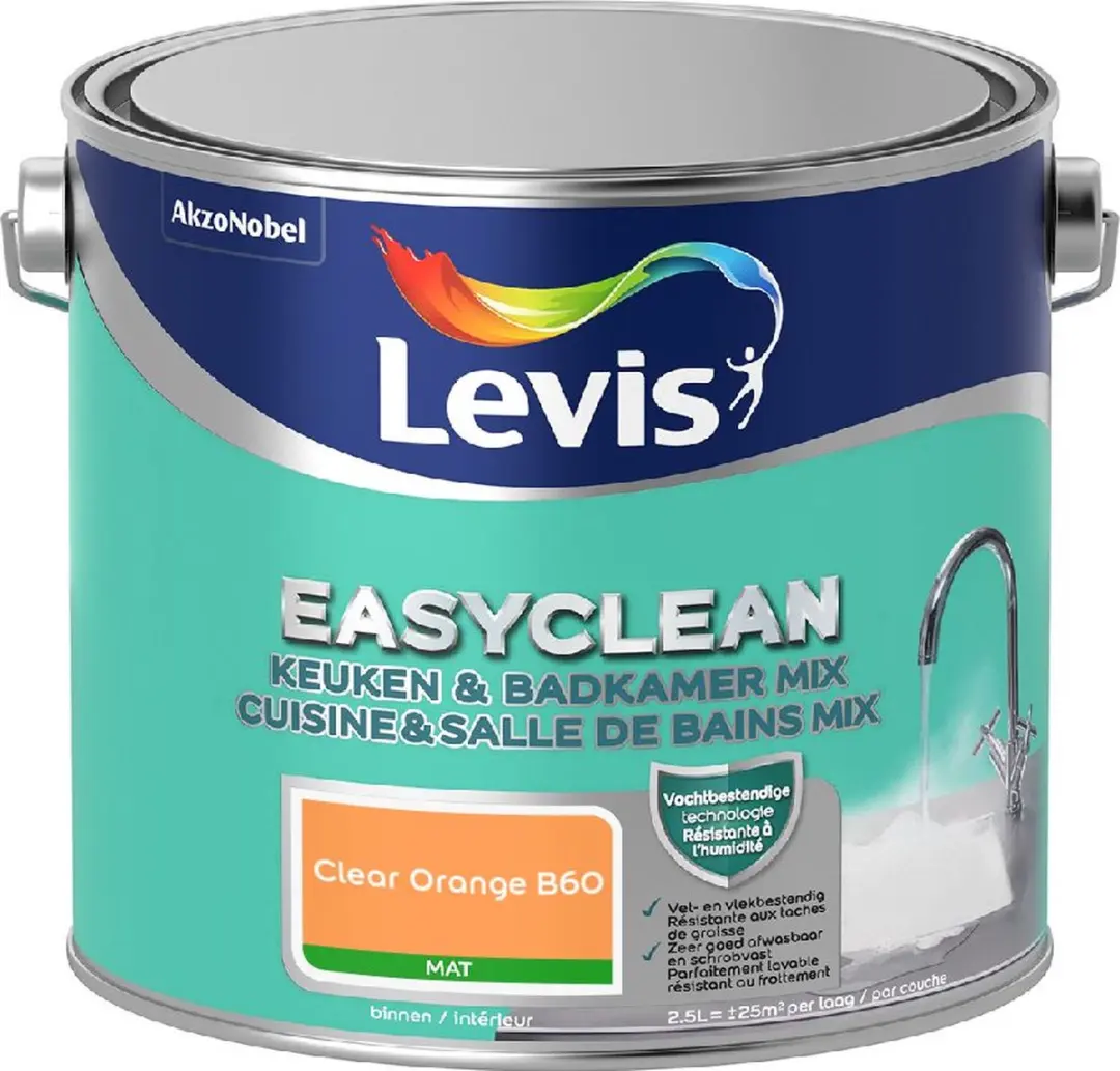 Levi's Easyclean Mengverf Clear Orange B60