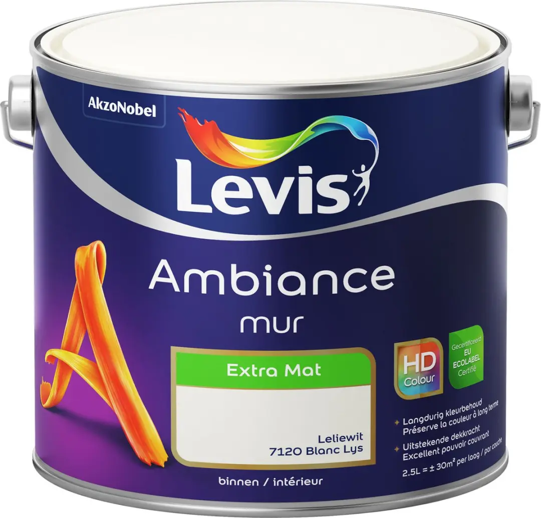 Levi's Ambiance Mur Extra Mat Leliewit - 2,5L