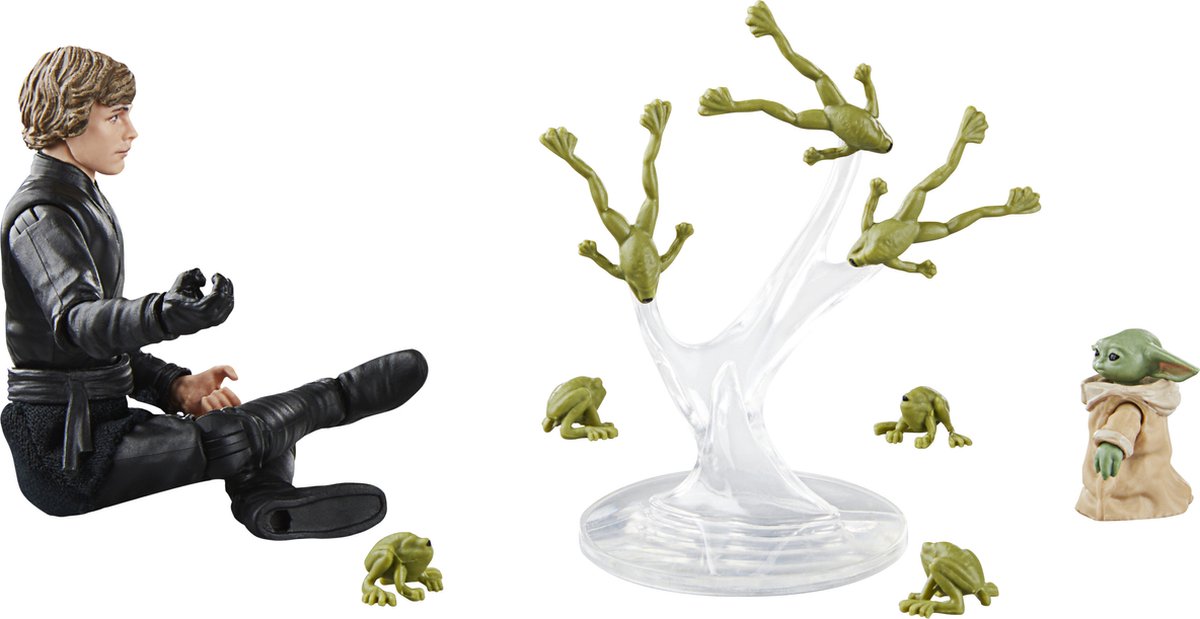 Hasbro Star Wars - The Book Of Boba Fett Vintage Collection Action Figures Luke Skywalker & Grogu 10 cm Actiefiguur - Multicolours