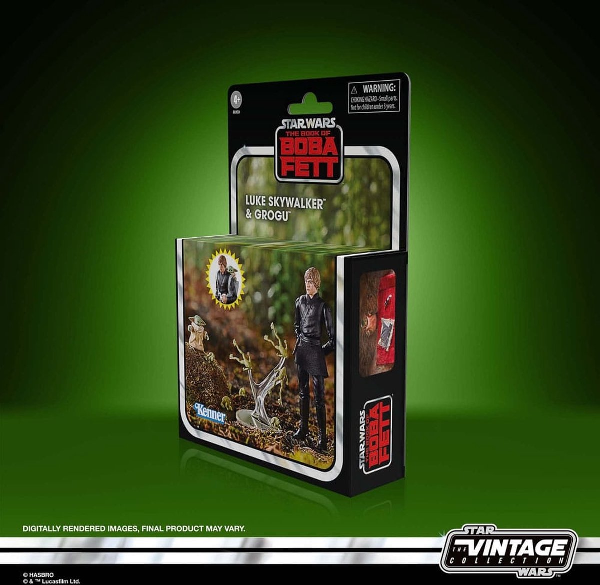 Hasbro Star Wars - The Book Of Boba Fett Vintage Collection Action Figures Luke Skywalker & Grogu 10 cm Actiefiguur - Multicolours