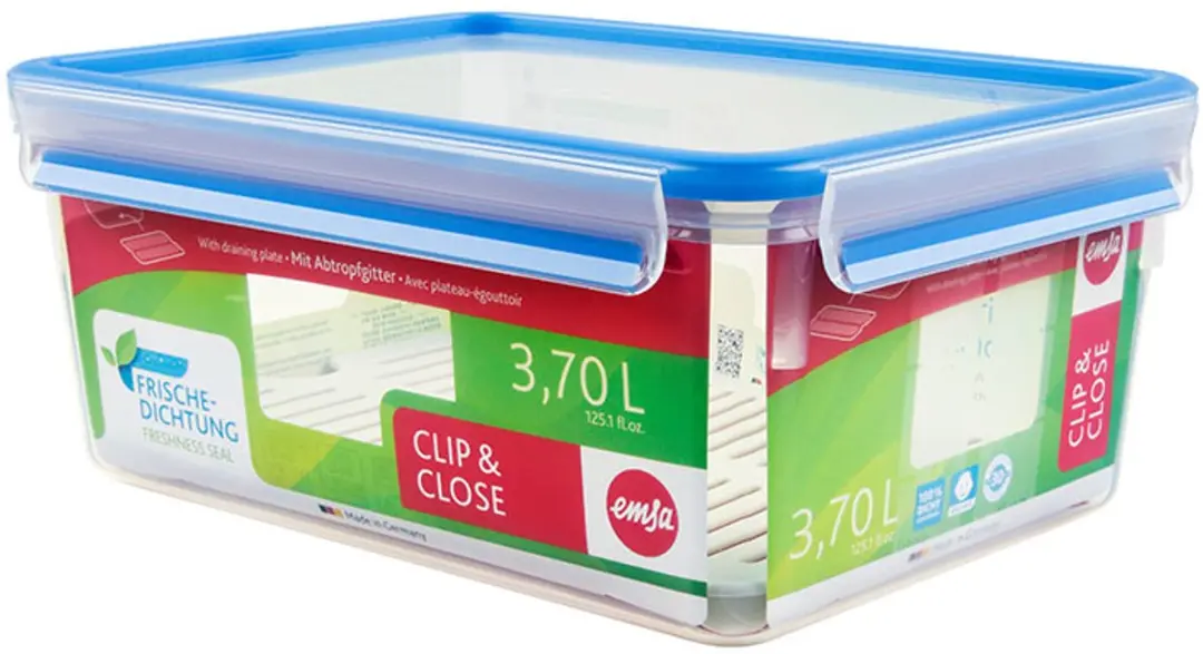 Emsa Clip & Close Vershouddoos 3,7L - Blauw - afbeelding 5 van 6