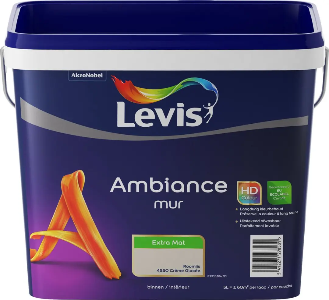 Levi's Ambiance Mur Extra Mat Roomijs - 5L