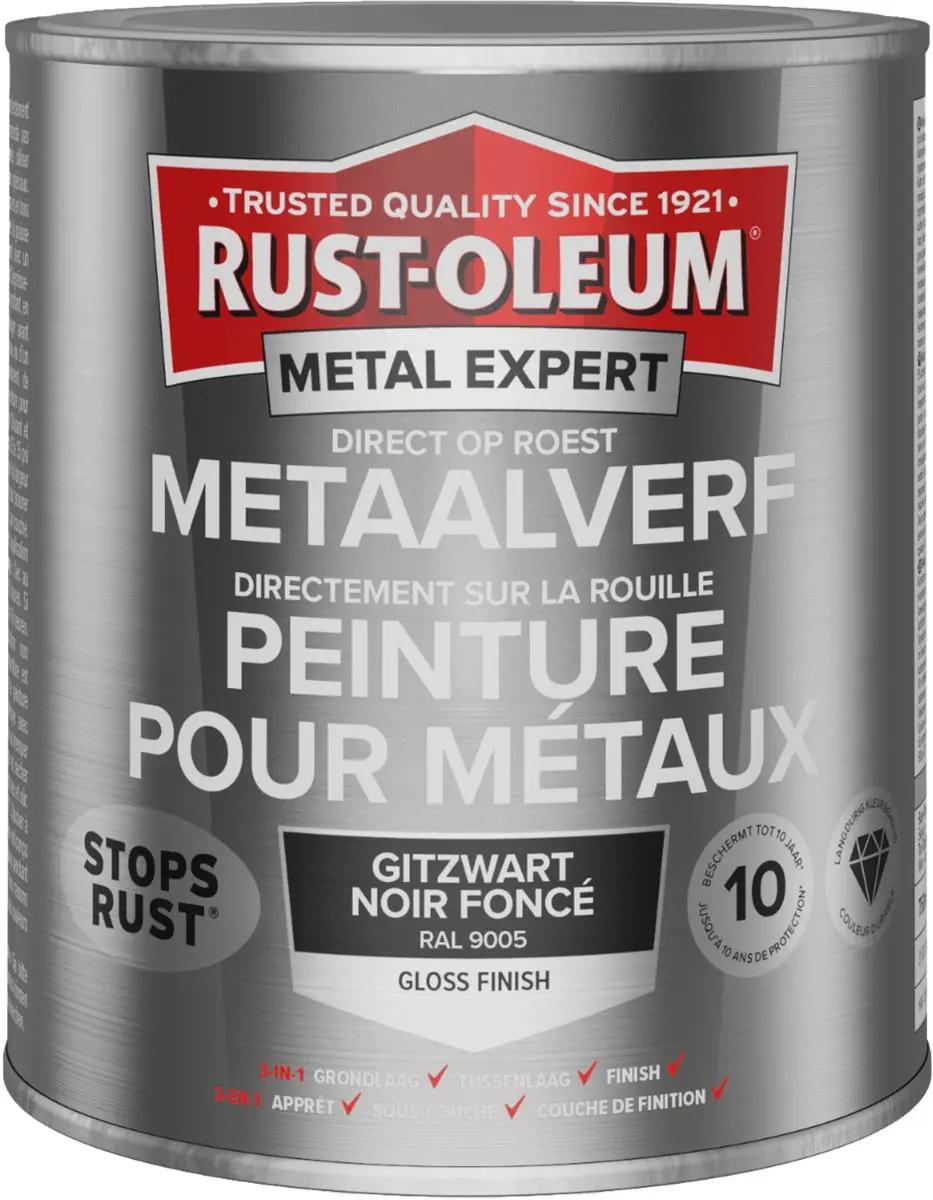 Rust-Oleum Metal Expert Direct Op Roest Metaal Verf 750ml