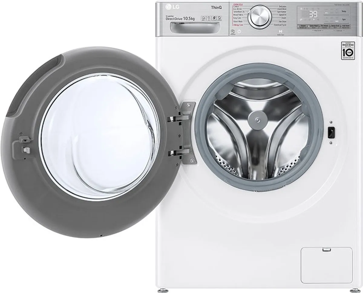 LG F4WV910P2WE Wasmachine 10,5 kg 1400 RPM - Wit - afbeelding 6 van 6