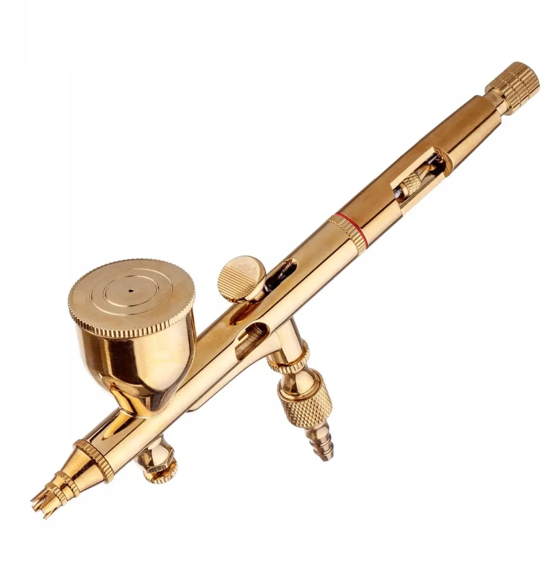 Precisie Airbrush GOLD 0,3mm Dubbele Actie voor Modelbouw