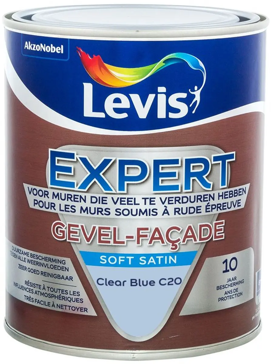 Levi's Expert Gevel Mix Clear Blue C20 Mengverf 1L