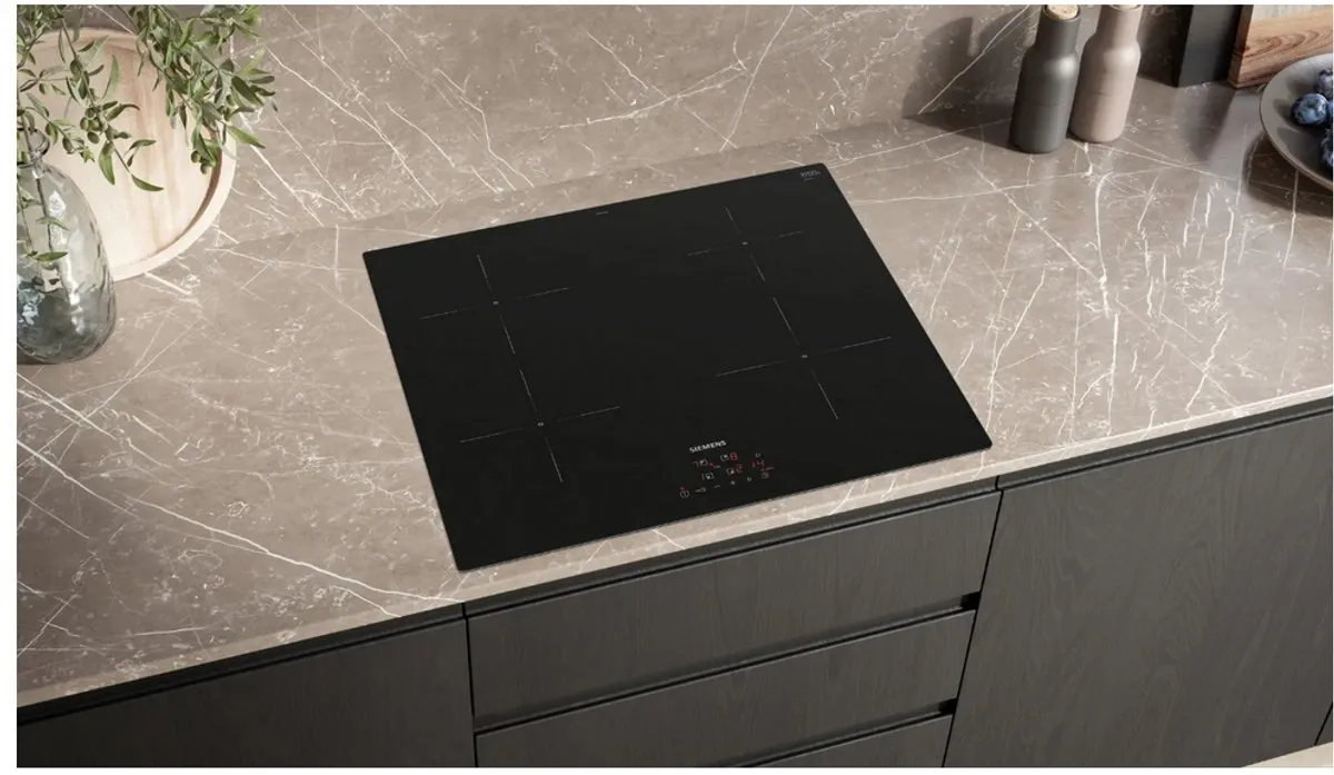 Siemens iQ100 EU611BEB5E Inductiekookplaat 60cm 4 Zones - 4600W - Zwart