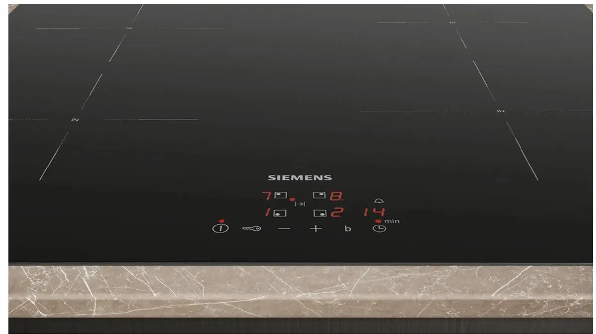 Siemens iQ100 EU611BEB5E Inductiekookplaat 60cm 4 Zones - 4600W - Zwart