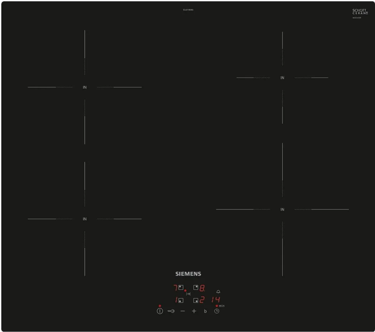 Siemens iQ100 EU611BEB5E Inductiekookplaat 60cm 4 Zones