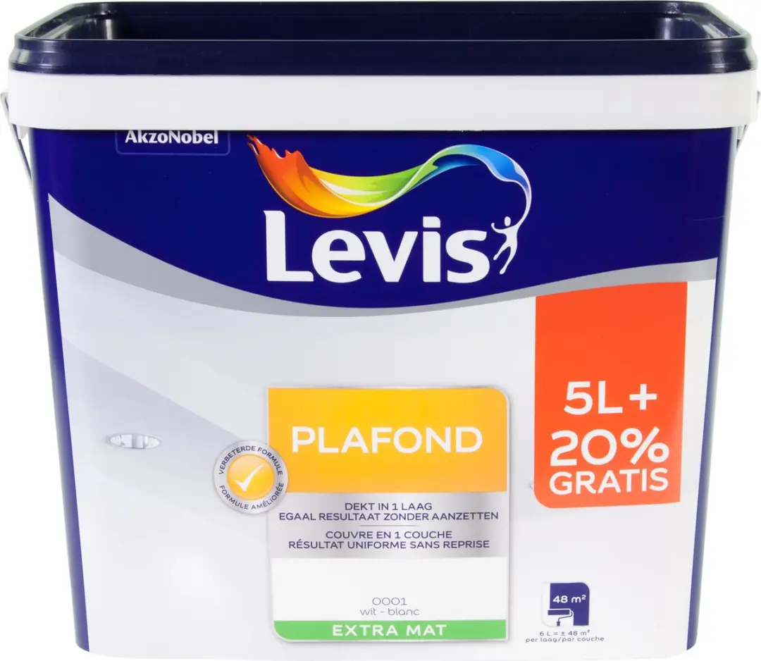 Levi's Plafondverf Wit 6L