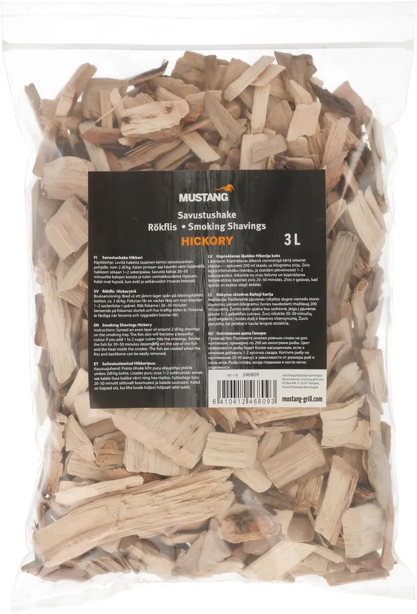 Mustang Hickory Rookhout voor BBQ