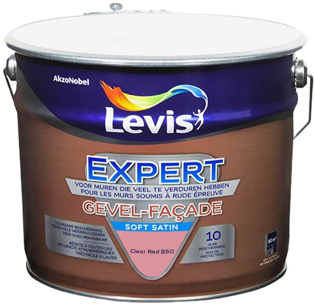 Levi's Expert Gevel Mix Clear Red B50 Mengverf 10L
