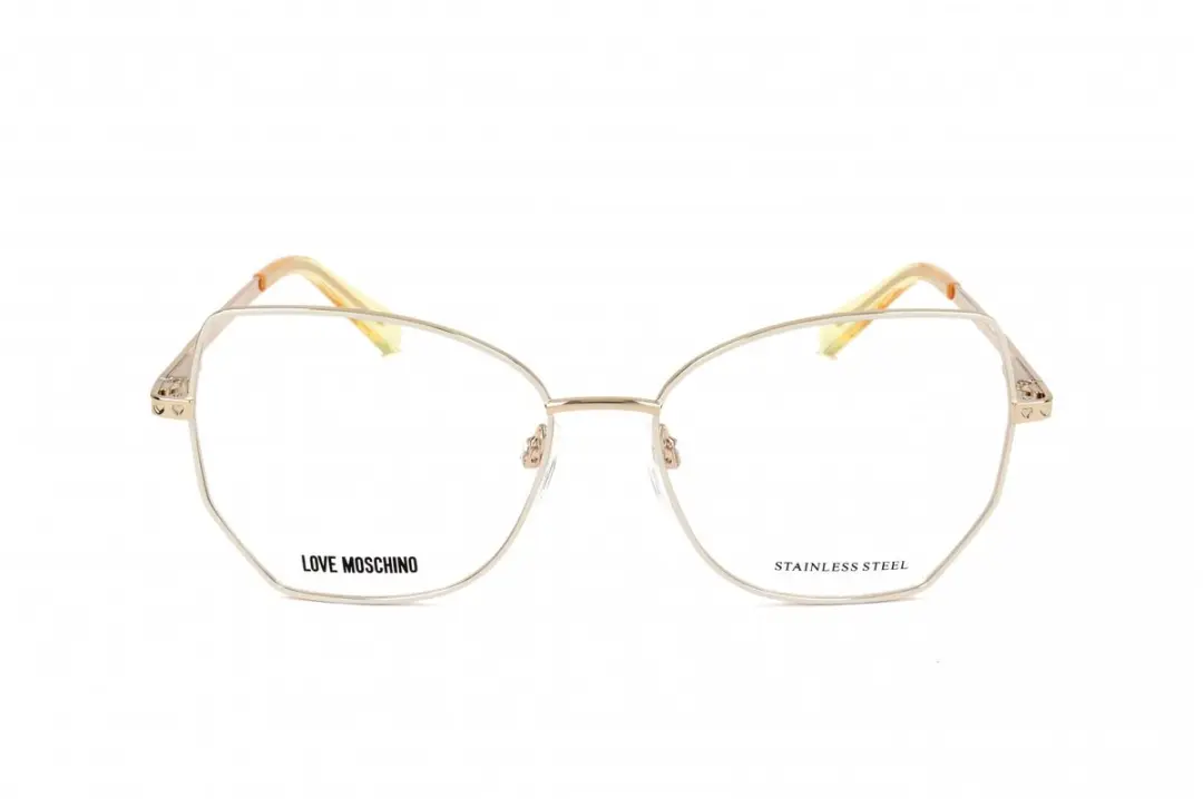 Moschino Love MOL625 Brilmontuur - Gold/White