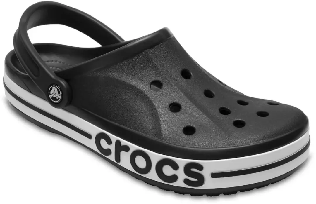 Crocs Bayaband Clog Dames Klompen - Zwart/Wit M4/W6