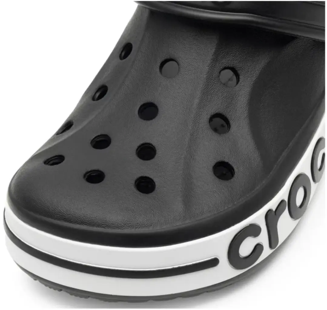 Crocs Bayaband Clog Dames Klompen - Zwart/Wit M4/W6