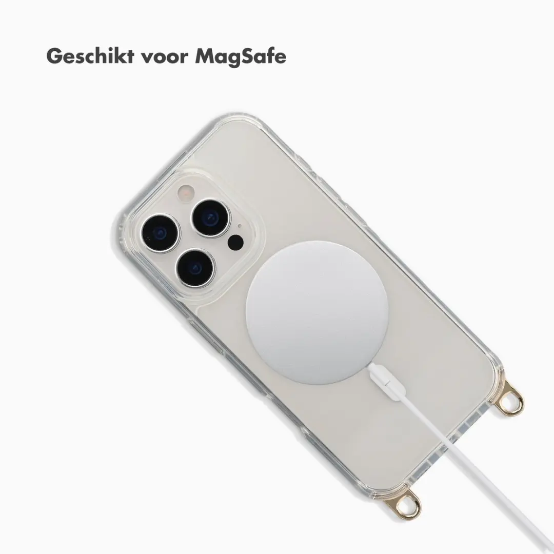 Selencia Hoesje iPhone 16 Pro Rivièra Transparant - MagSafe