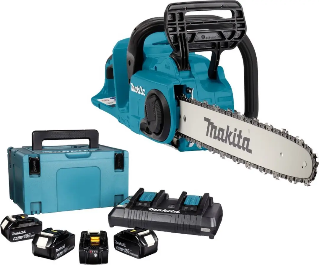 Makita DUC405PT4J Accu Kettingzaag - 40cm - 4x 5,0Ah