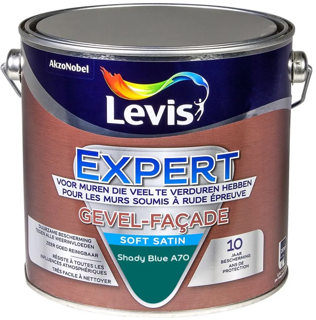 Levi's Expert Gevel Mix Shady Blue A70 Mengverf 2,5L