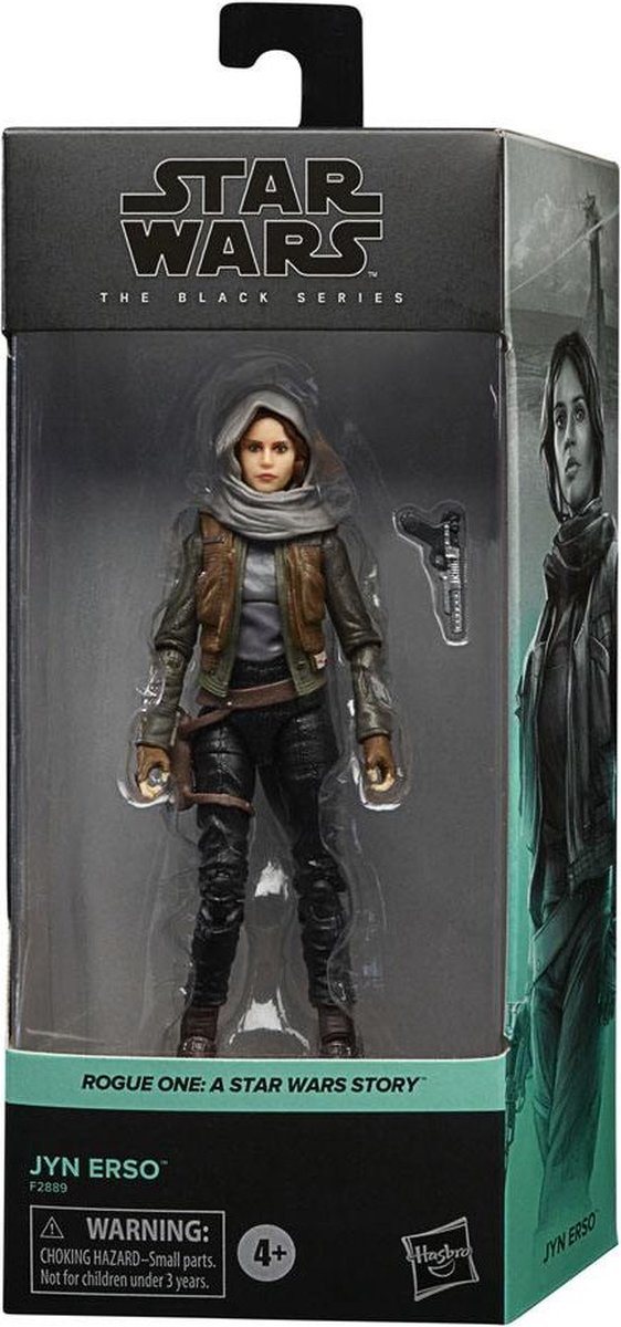 Hasbro Star Wars - Jyn Erso 15 cm Actiefiguur - Rogue One Black Series 2021 - Multicolours