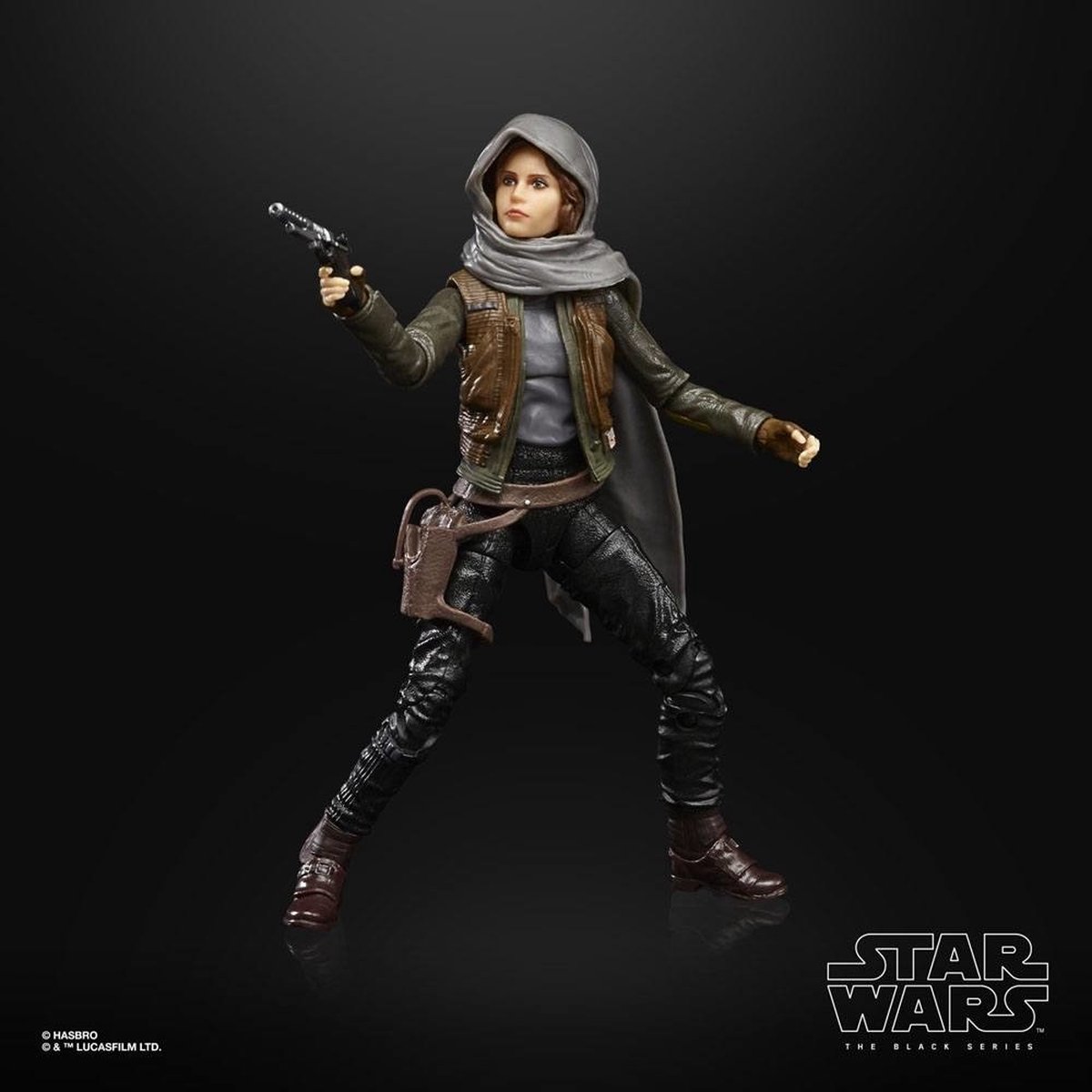 Hasbro Star Wars - Jyn Erso 15 cm Actiefiguur - Rogue One Black Series 2021 - Multicolours