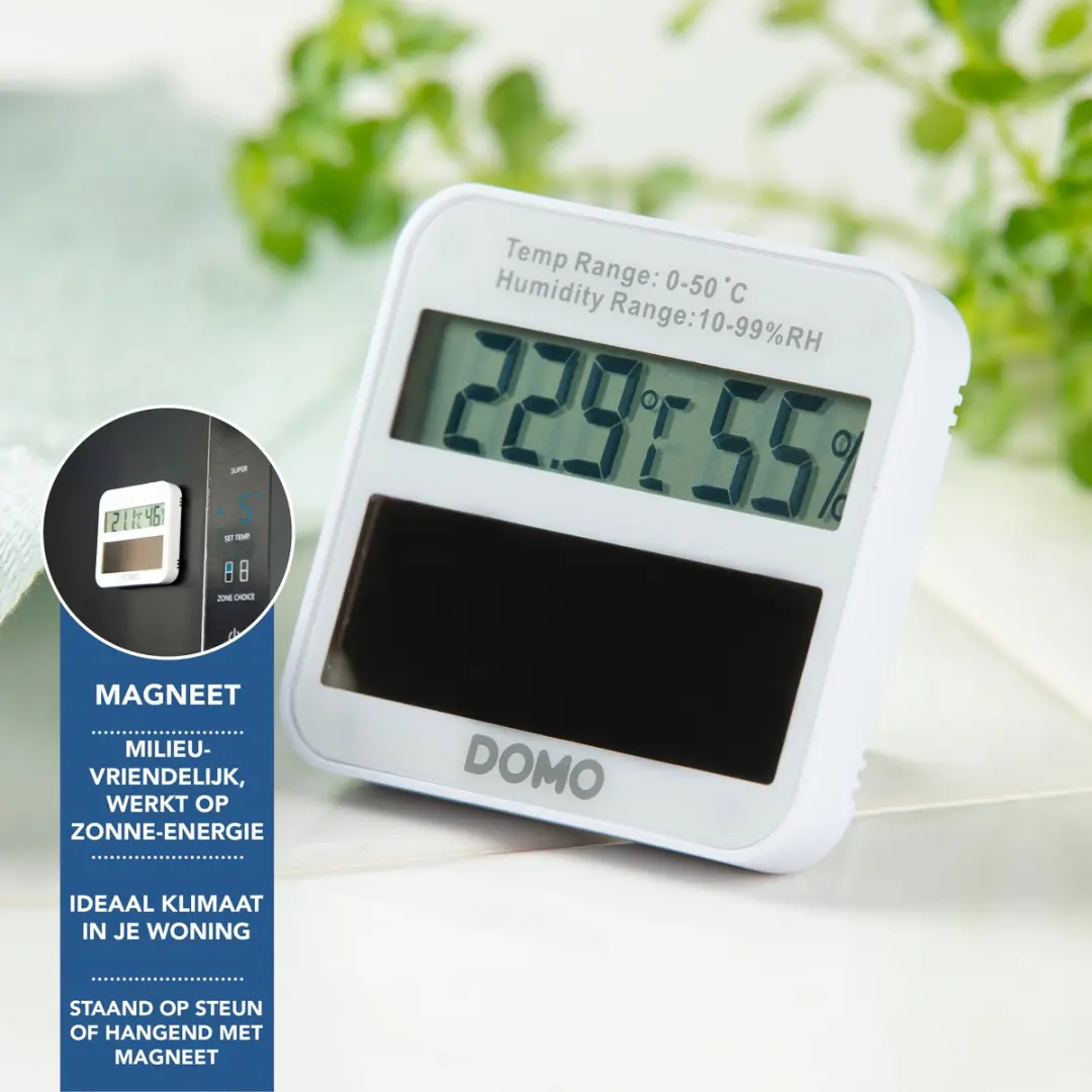 Domo DO3101 Hygrometer Thermometer - Binnen - Wit