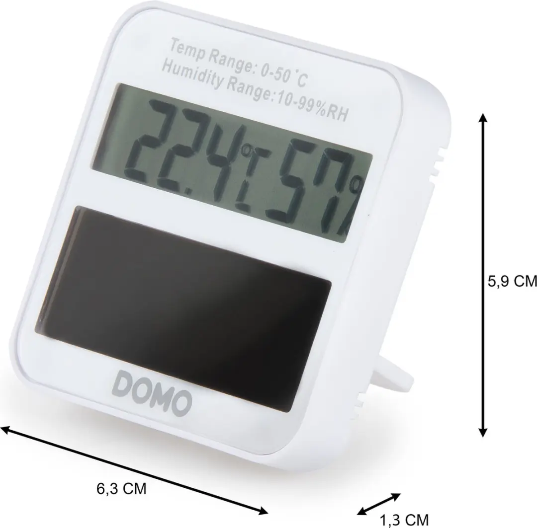 Domo DO3101 Hygrometer Thermometer - Binnen - Wit - afbeelding 6 van 6